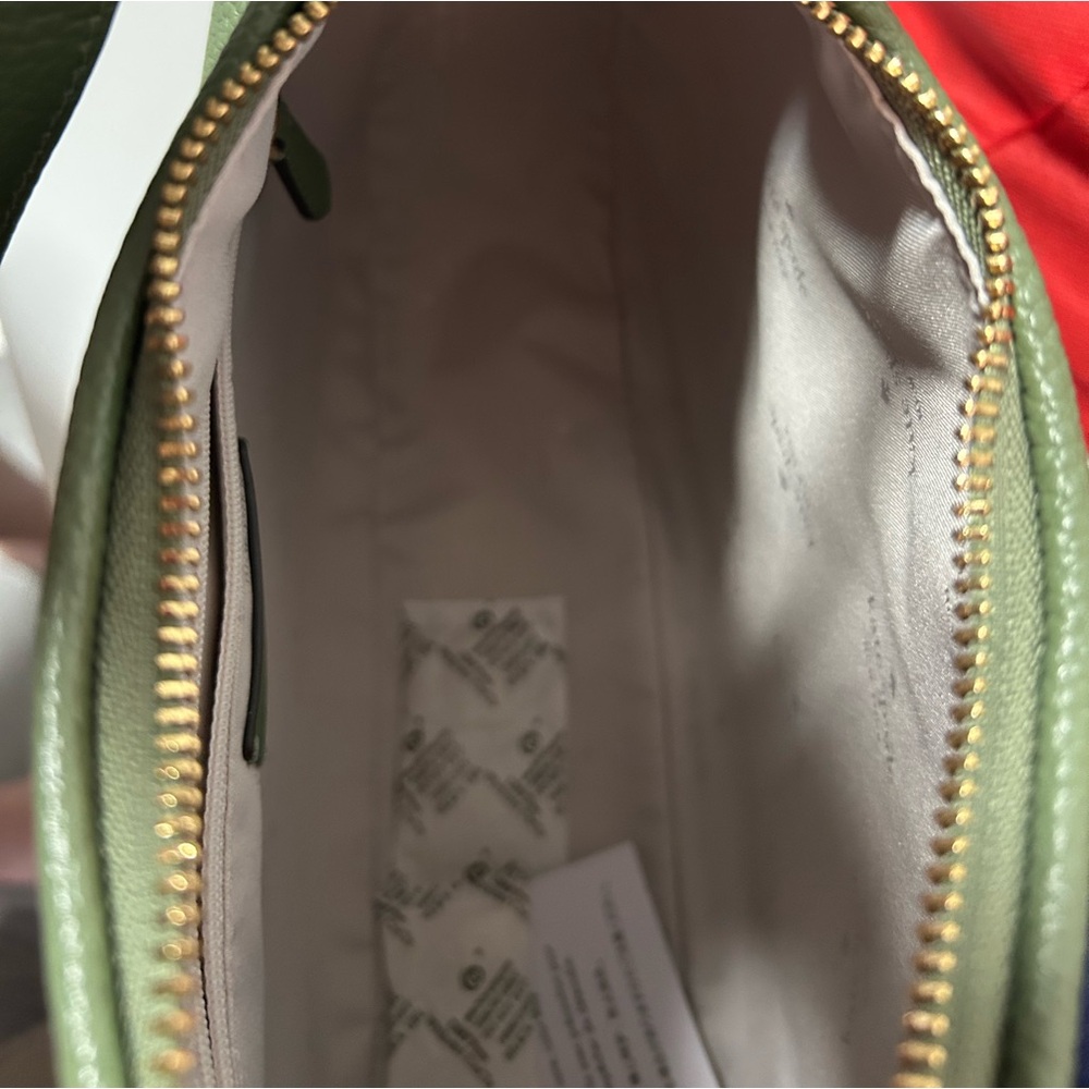 Kate Spade Olive Woven Leather Shoulder Bag - Picture 7 of 8